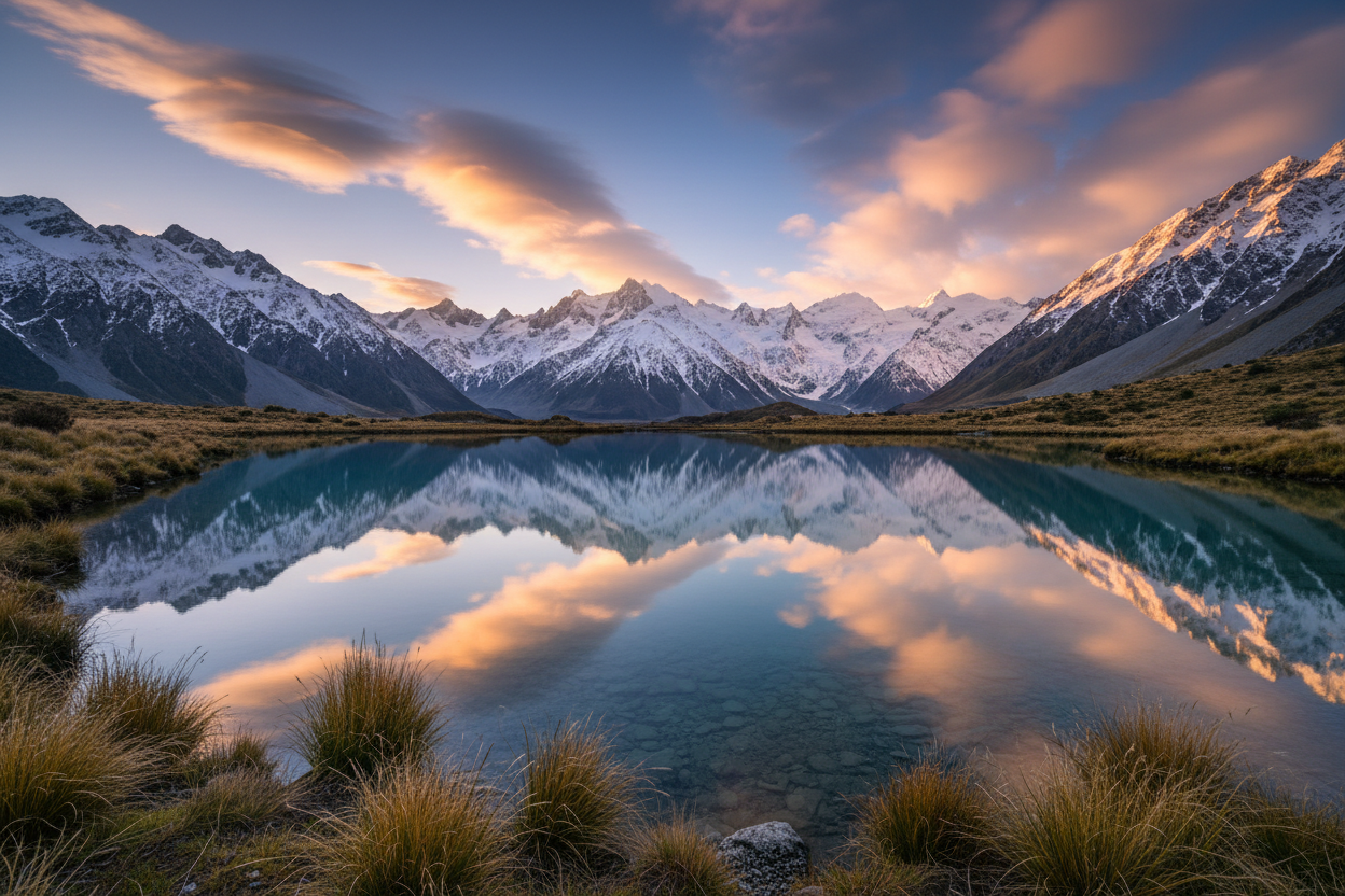 NZ Alpine Sunrise